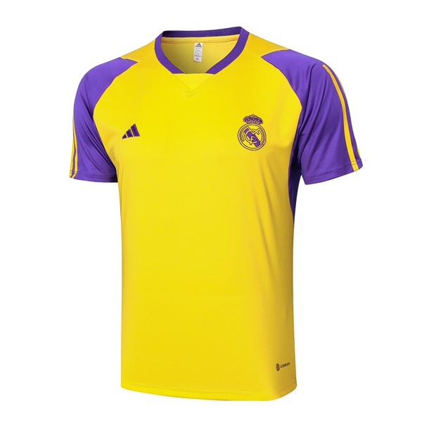 Camiseta Entrenamiento Real Madrid 2024/25 Amarillo Purpura